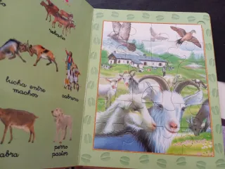 Libro Puzzle Granja con 8 Puzzles