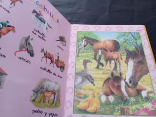 Libro Puzzle Granja con 8 Puzzles