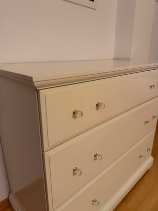 Cómoda IKEA LIATORP Blanca 3 Cajones