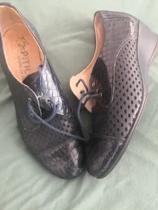 Zapatos Pitillos mujer azul