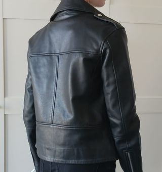 Chaqueta 100% cuero MANGO mujer XXS