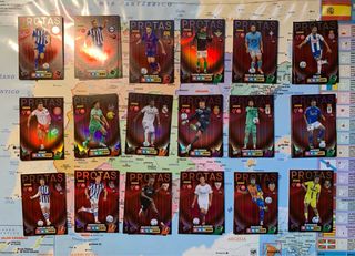 Serie Protas cromos adrenalyn 25-26