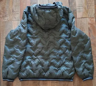 Plumífero corto hombre verde XXL