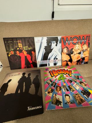 Lote de discos de vinilo – Rock, Pop, 80s y más
