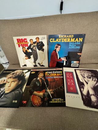 Lote de discos de vinilo – Rock, Pop, 80s y más