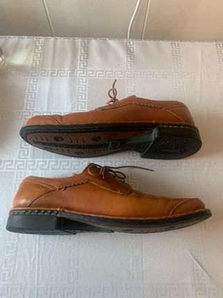 Zapatos Fluchos Piel Marrón Talla 43