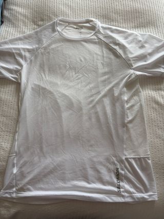 Camiseta running Salomon blanca