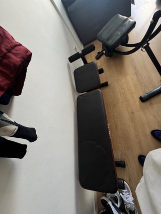 Banco de pesas y abdominales