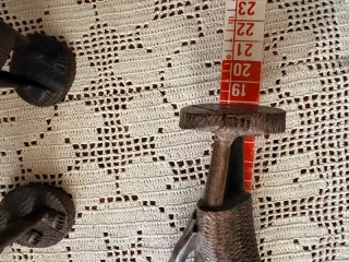 Set 4 Statuine Africane Vintage Legno Intagliato