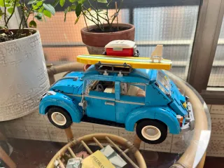 Figura Lego Volkswagen Escarabajo Azul