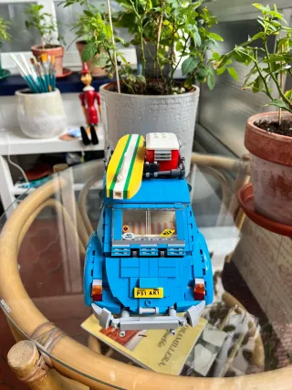 Figura Lego Volkswagen Escarabajo Azul