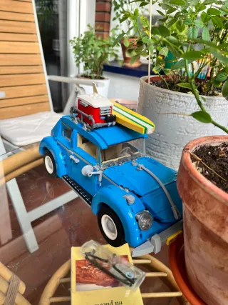 Figura Lego Volkswagen Escarabajo Azul