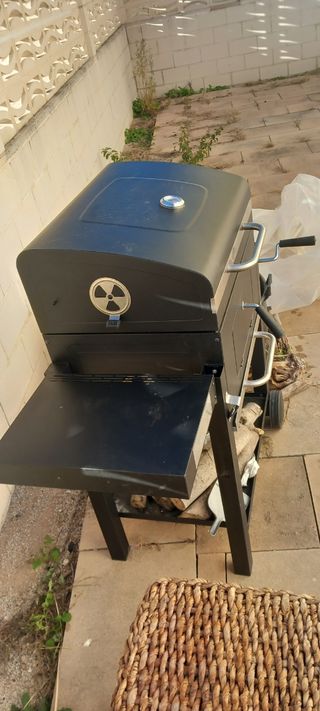 Spettacolare barbecue a carbone di legna
