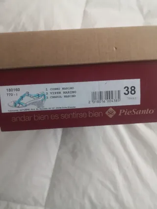 Sandalias Piesanto Azul Marino Talla 38