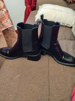 Botas Chelsea Zara Negras