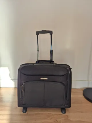 Maleta tipo maletín de viaje Samsonite negro