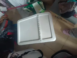 Organizador blanco de plástico