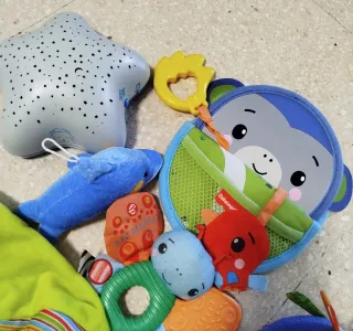 Lote Juguetes Bebé Estrella, Mono, León
