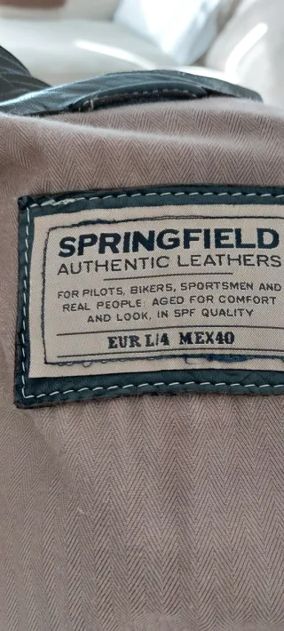 Cazadora Piel Auténtica Hombre