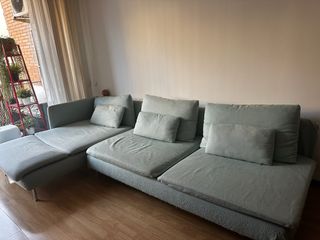 Sofa de 4 plazas SODERHAM con chaiselongue.
