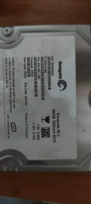 Componentes PC: Placa Base, Fuente, Disco Duro