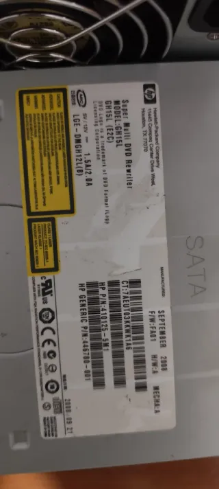 Componentes PC: Placa Base, Fuente, Disco Duro