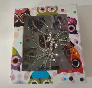 Pendientes Zara Brillantes Plateados