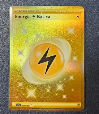 Energía Básica Oro Carta Pokémon