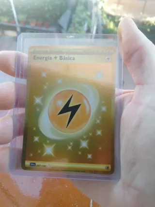 Energía Básica Oro Carta Pokémon