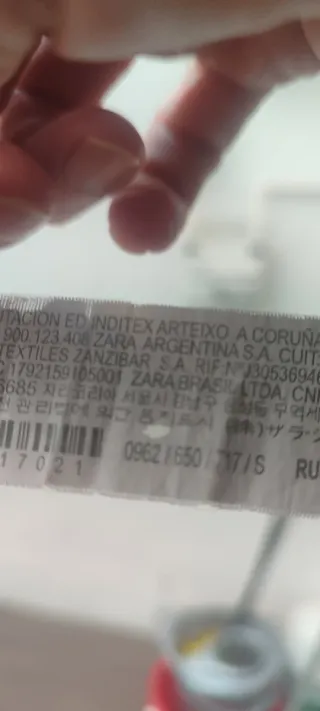 Camiseta polo de algodón Zara, algodón