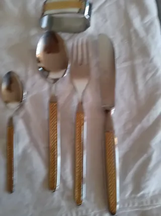 Set posate Gottinaben oro/argento