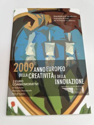 San Marino 2009 Moneda 2 Euro Creatividad