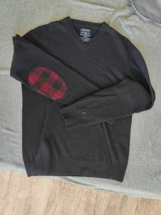 Jersey Lana Woolrich Negro Talla M