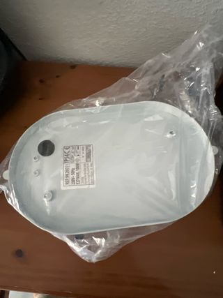 Aplique Oval Blanco 100W