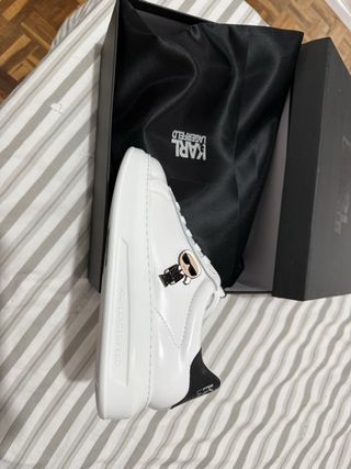 Zapatillas Karl Lagerfeld Kapri NFT Lo Lace Blanca
