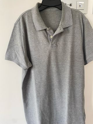 Polo rosa, azul y gris Aeropostale