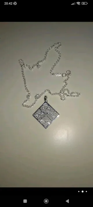 Colgante y cadena Tous plata