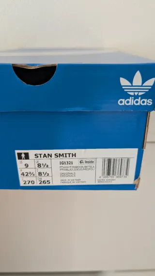 Zapatillas Adidas Stan Smith Blancas Talla 42.5