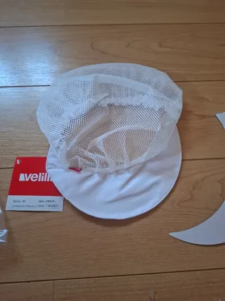Gorro de cocina Velilla rejilla blanco