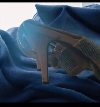 Sandalias Tintoretto Beige y Plateadas