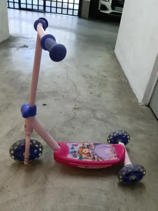 Patinete infantil 3 ruedas rosa