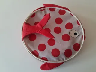 Cesto de almacenaje para juguetes pez