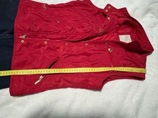 Conjunto Pantalón y Chaleco Rojo Negro