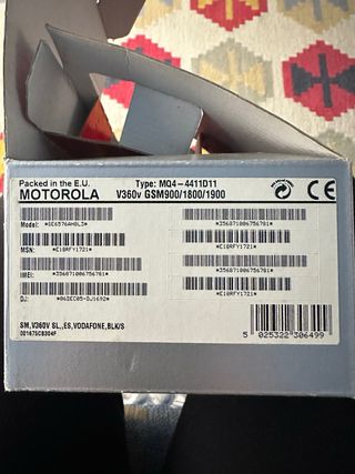 Motorola V360v Plata