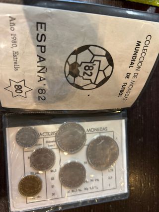 Colección Monedas Mundial España 82