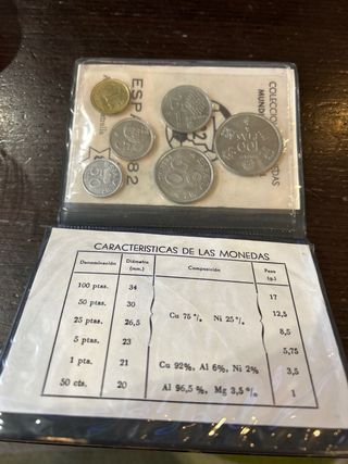 Colección Monedas Mundial España 82