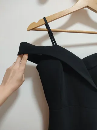 Vestido de fiesta sirena negro