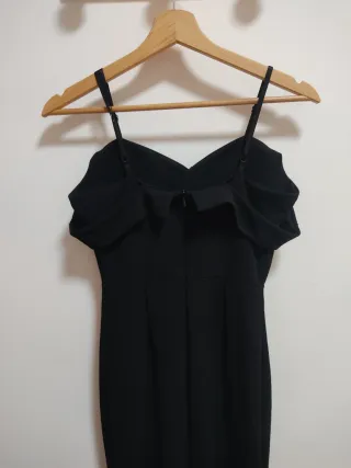 Vestido de fiesta sirena negro