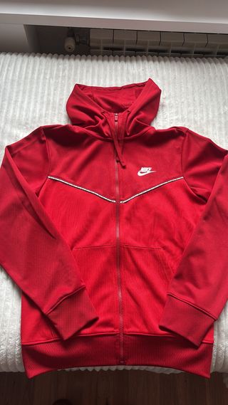Sudadera Nike Roja con Cremallera