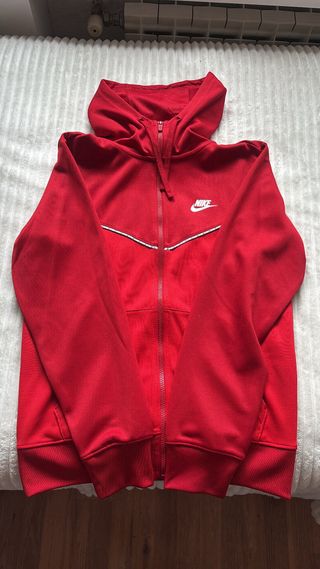Sudadera Nike Roja con Cremallera